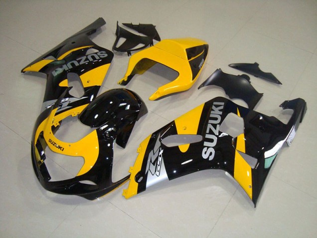 Carénage Suzuki GSXR 750 K1 K2 K3 2001-2003 - Jaune Noir Carénage Suzuki GSXR 750 K1 K2 K3 2001-2003 - Jaune Noir