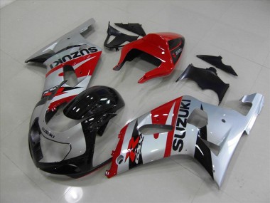 Carénage Suzuki GSXR 750 K1 K2 K3 2001-2003 - Noir Rouge