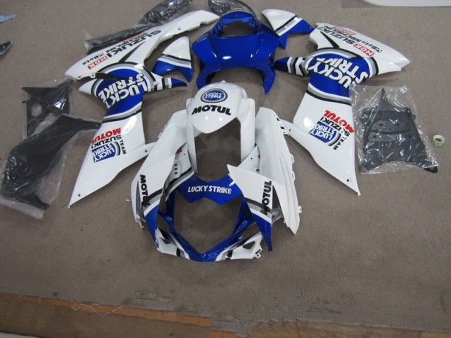 Carénage Suzuki GSXR 750 K11 2011-2024 - Blanc Lucky Strike Motul Carénage Suzuki GSXR 750 K11 2011-2024 - Blanc Lucky Strike Motul