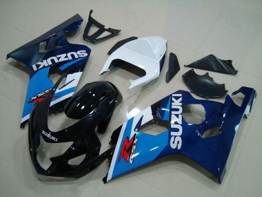 Carénage Suzuki GSXR 750 K4 2004-2005 - Bleu Blanc