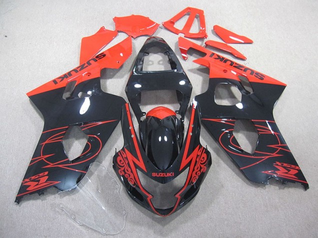 Carénage Suzuki GSXR 750 K4 2004-2005 - Rouge Noir Carénage Suzuki GSXR 750 K4 2004-2005 - Rouge Noir