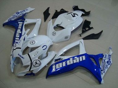 Carénage Suzuki GSXR 750 K6 2006-2007 - Bleu Blanc Jordan
