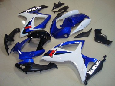 Carénage Suzuki GSXR 750 K6 2006-2007 - Bleu Blanc Noir