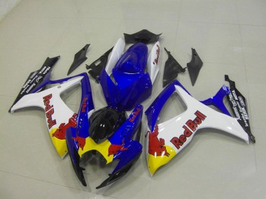Carénage Suzuki GSXR 750 K6 2006-2007 - Bleu Blanc Red Bull