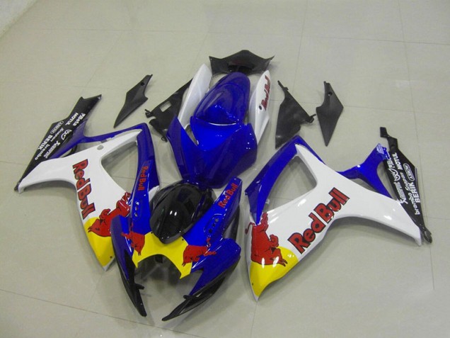 Carénage Suzuki GSXR 750 K6 2006-2007 - Bleu Blanc Red Bull Carénage Suzuki GSXR 750 K6 2006-2007 - Bleu Blanc Red Bull
