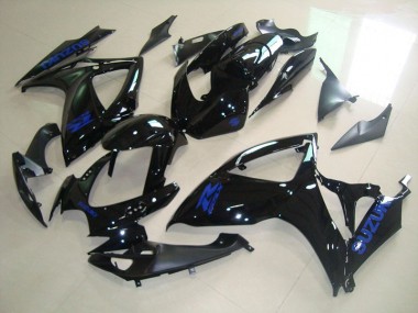 Carénage Suzuki GSXR 750 K6 2006-2007 - Noir Bleu Décalque