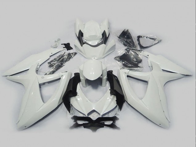 Carénage Suzuki GSXR 750 K8 2008-2010 - Blanc Carénage Suzuki GSXR 750 K8 2008-2010 - Blanc
