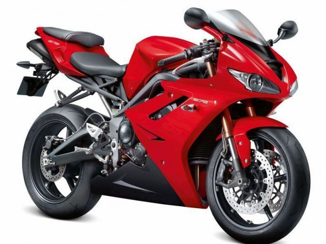 Carénage Triumph Daytona 675 Triple 2009-2012 - Rouge Noir Carénage Triumph Daytona 675 Triple 2009-2012 - Rouge Noir