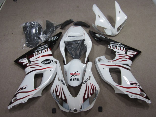Carénage Yamaha R1 1998-1999 - Blanc Requin Carénage Yamaha R1 1998-1999 - Blanc Requin