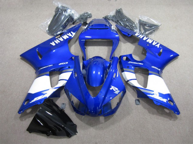 Carénage Yamaha R1 1998-1999 - Bleu Blanc Décalque Carénage Yamaha R1 1998-1999 - Bleu Blanc Décalque