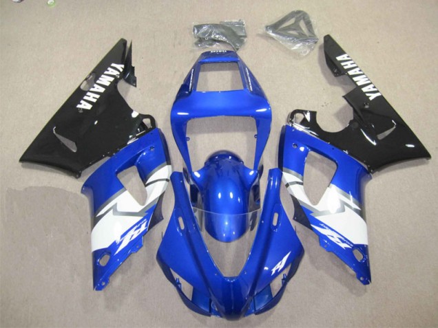 Carénage Yamaha R1 1998-1999 - Bleu Noir Blanc Décalque Carénage Yamaha R1 1998-1999 - Bleu Noir Blanc Décalque