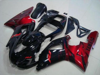 Carénage Yamaha R1 1998-1999 - Noir Rouge