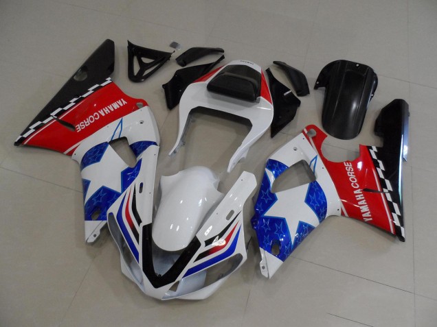Carénage Yamaha R1 2000-2001 - Drapeau Étoile Carénage Yamaha R1 2000-2001 - Drapeau Étoile