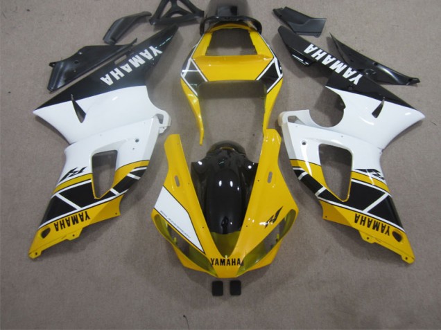 Carénage Yamaha R1 2000-2001 - Jaune Blanc Noir Carénage Yamaha R1 2000-2001 - Jaune Blanc Noir