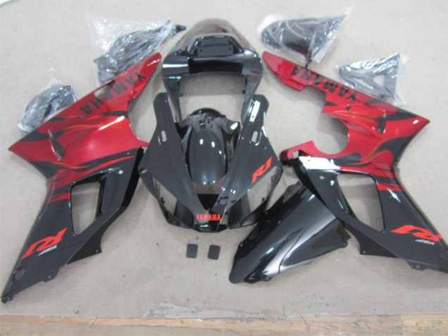 Carénage Yamaha R1 2000-2001 - Noir Rouge Carénage Yamaha R1 2000-2001 - Noir Rouge