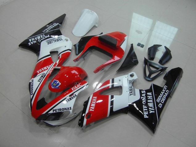 Carénage Yamaha R1 2000-2001 - Rouge Blanc Yamalube Carénage Yamaha R1 2000-2001 - Rouge Blanc Yamalube