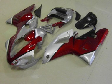 Carénage Yamaha R1 2000-2001 - Rouge et Argent
