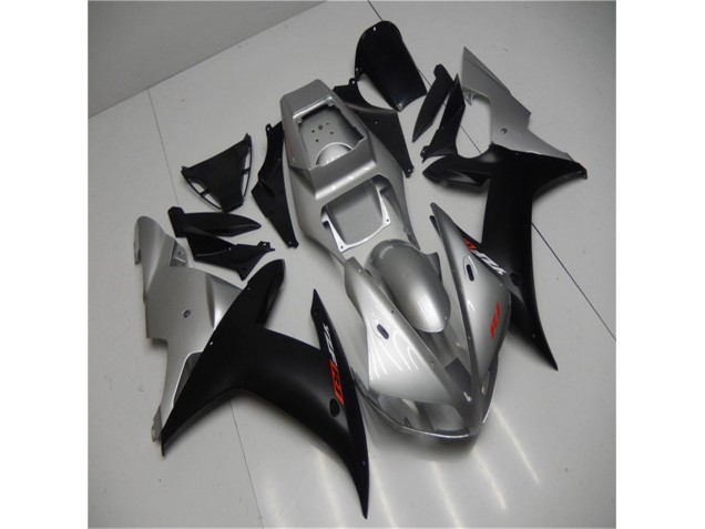 Carénage Yamaha R1 2002-2003 - Argent Noir Carénage Yamaha R1 2002-2003 - Argent Noir