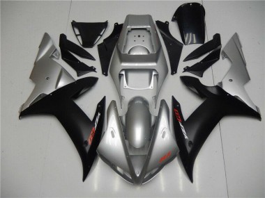 Carénage Yamaha R1 2002-2003 - Argent Noir