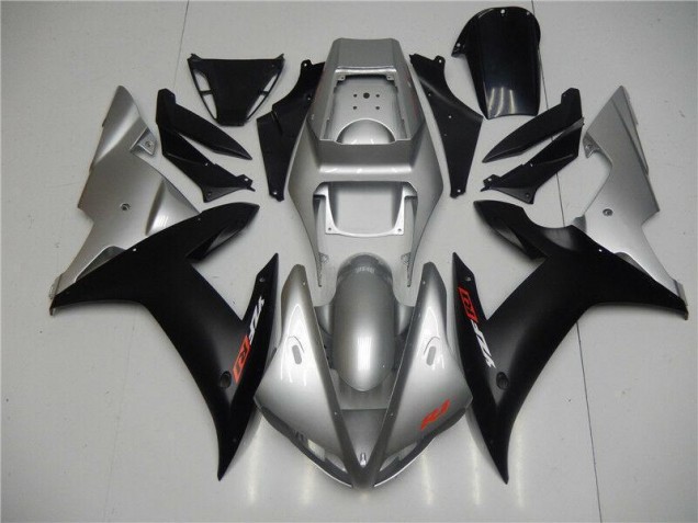 Carénage Yamaha R1 2002-2003 - Argent Noir Carénage Yamaha R1 2002-2003 - Argent Noir