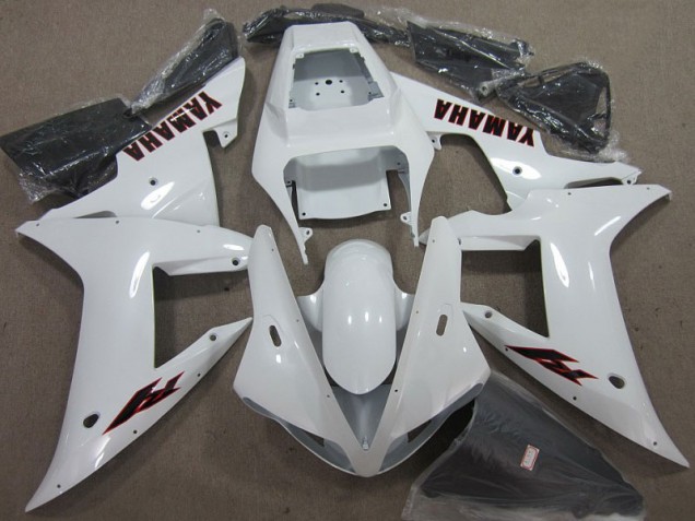 Carénage Yamaha R1 2002-2003 - Blanc Noir Carénage Yamaha R1 2002-2003 - Blanc Noir