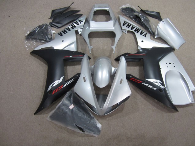 Carénage Yamaha R1 2002-2003 - Noir Argent Carénage Yamaha R1 2002-2003 - Noir Argent