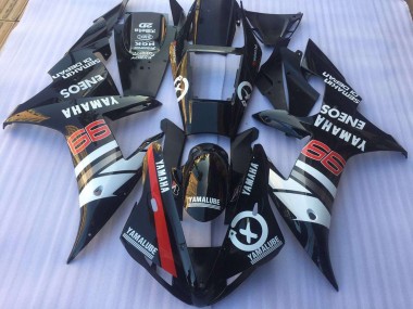 Carénage Yamaha R1 2002-2003 - Noir Blanc
