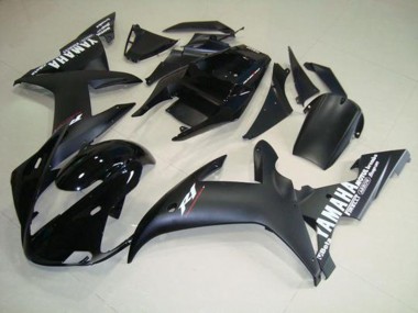 Carénage Yamaha R1 2002-2003 - Noir Mat Blanc