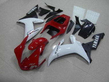 Carénage Yamaha R1 2002-2003 - Rouge Blanc Noir