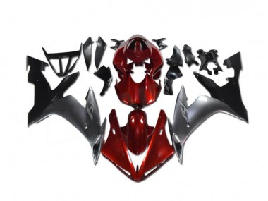 Carénage Yamaha R1 2002-2003 - Rouge Gris Noir