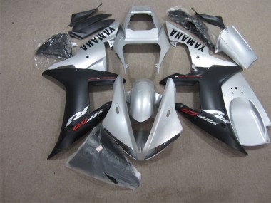 Carénage Yamaha R1 2004-2006 - Argent Noir