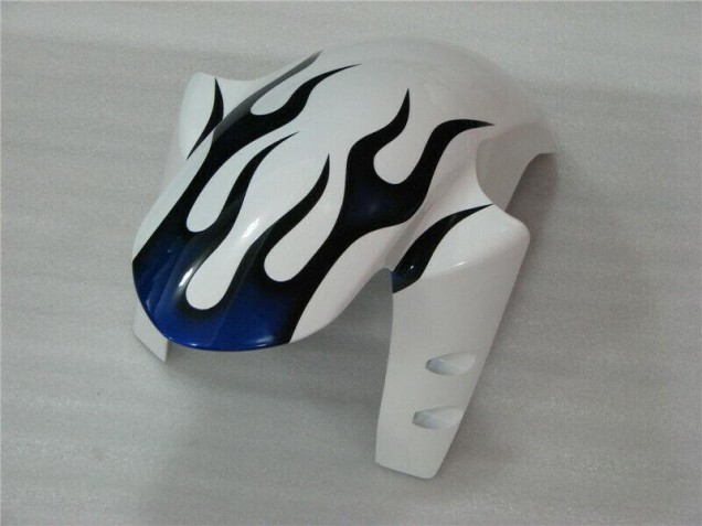 Carénage Yamaha R1 2004-2006 - Blanc Bleu Flamme
