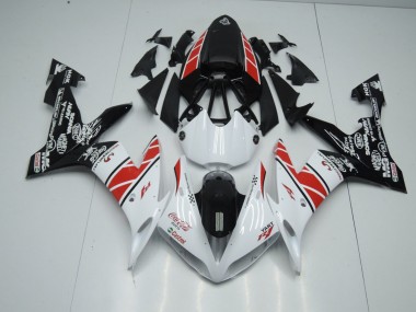 Carénage Yamaha R1 2004-2006 - Blanc Noir Décalque