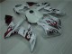 Carénage Yamaha R1 2004-2006 - Blanc Rouge Flamme Carénage Yamaha R1 2004-2006 - Blanc Rouge Flamme