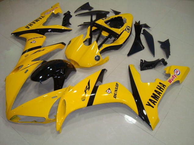 Carénage Yamaha R1 2004-2006 - Jaune Noir Carénage Yamaha R1 2004-2006 - Jaune Noir