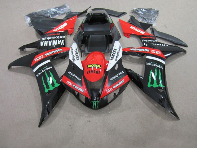 Carénage Yamaha R1 2004-2006 - Rouge Blanc Noir Motul Carénage Yamaha R1 2004-2006 - Rouge Blanc Noir Motul