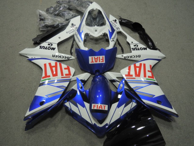Carénage Yamaha R1 2007-2008 - Bleu Blanc Rouge Fiat Carénage Yamaha R1 2007-2008 - Bleu Blanc Rouge Fiat
