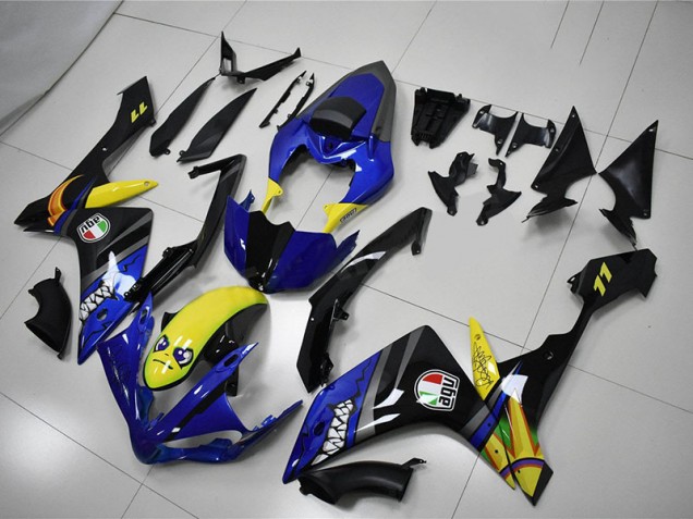 Carénage Yamaha R1 2007-2008 - Bleu Requin Carénage Yamaha R1 2007-2008 - Bleu Requin