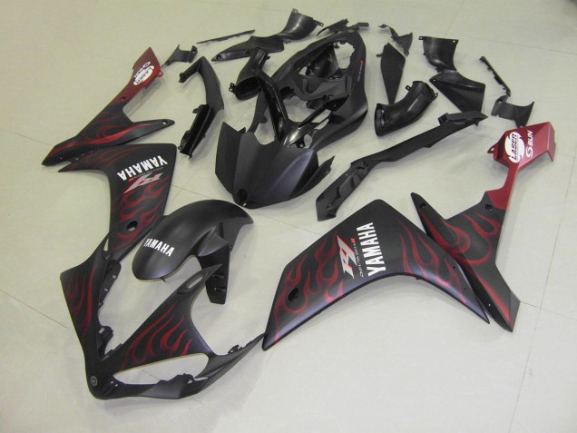 Carénage Yamaha R1 2007-2008 - Matte Rouge Flamme Carénage Yamaha R1 2007-2008 - Matte Rouge Flamme
