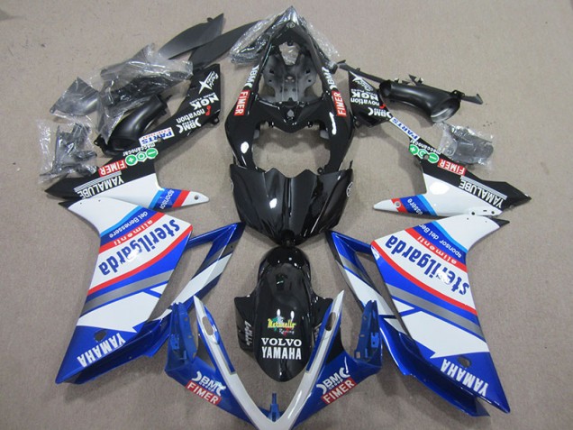Carénage Yamaha R1 2007-2008 - Noir Blanc Sterilgarda Carénage Yamaha R1 2007-2008 - Noir Blanc Sterilgarda
