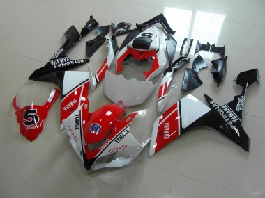 Carénage Yamaha R1 2007-2008 - Rouge Blanc Décalque