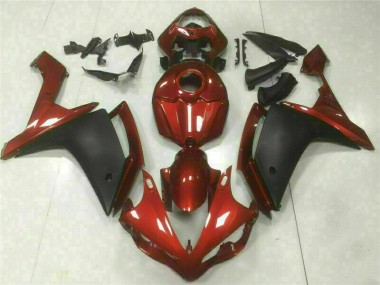 Carénage Yamaha R1 2007-2008 - Rouge Noir