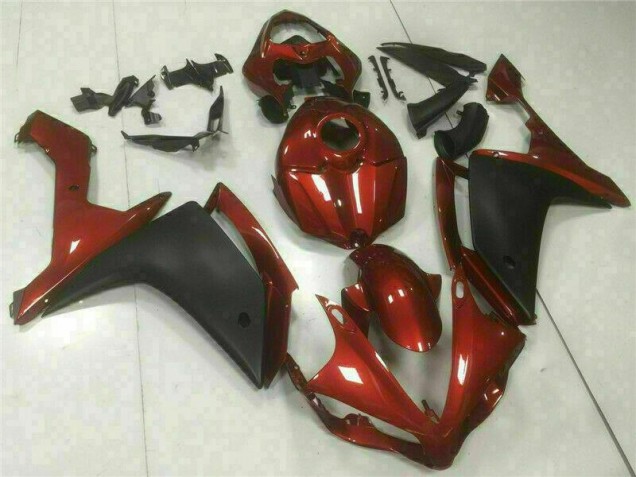 Carénage Yamaha R1 2007-2008 - Rouge Noir Carénage Yamaha R1 2007-2008 - Rouge Noir