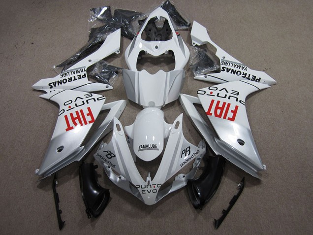 Carénage Yamaha R1 2009-2011 - Blanc Noir PB Rouge Fiat Carénage Yamaha R1 2009-2011 - Blanc Noir PB Rouge Fiat
