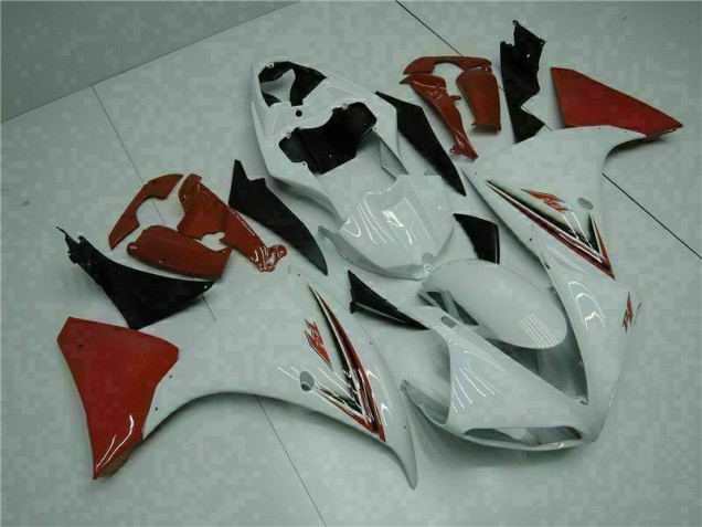 Carénage Yamaha R1 2009-2011 - Blanc Rouge Carénage Yamaha R1 2009-2011 - Blanc Rouge