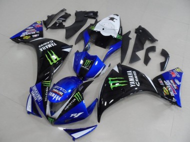 Carénage Yamaha R1 2009-2011 - Bleu Noir Monster