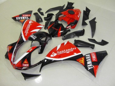 Carénage Yamaha R1 2009-2011 - Rouge Noir Santander