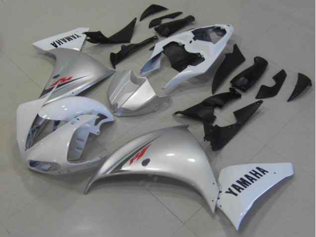 Carénage Yamaha R1 2012-2014 - Blanc Argent Carénage Yamaha R1 2012-2014 - Blanc Argent