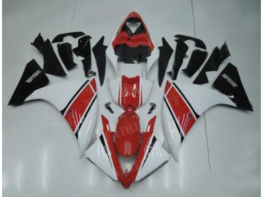 Carénage Yamaha R1 2012-2014 - Blanc Rouge Noir