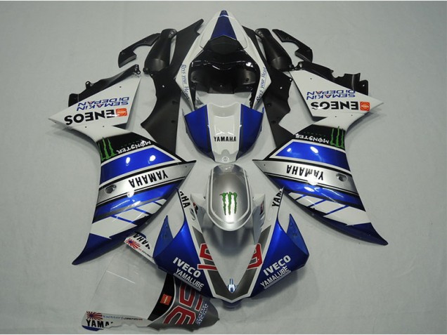 Carénage Yamaha R1 2012-2014 - Bleu Blanc IVECO Carénage Yamaha R1 2012-2014 - Bleu Blanc IVECO